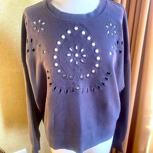 Rails Embroidered Sweatshirt